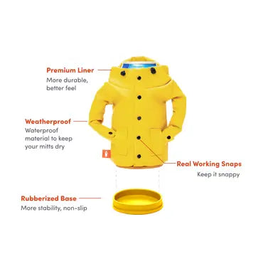 Raincoat Puffin Koozies