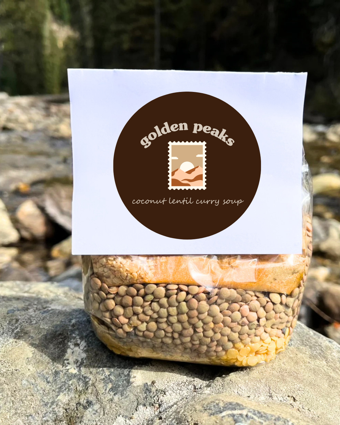 Golden Peaks Coconut Lentil Curry Soup