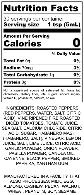 Vandal Classic: Red Habanero Hot Sauce