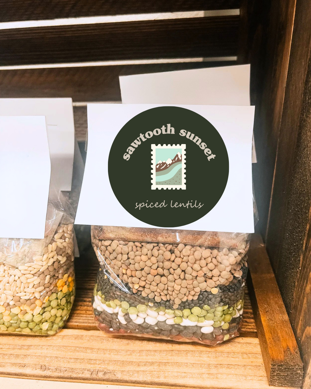 Sawtooth Sunset Spiced Lentils