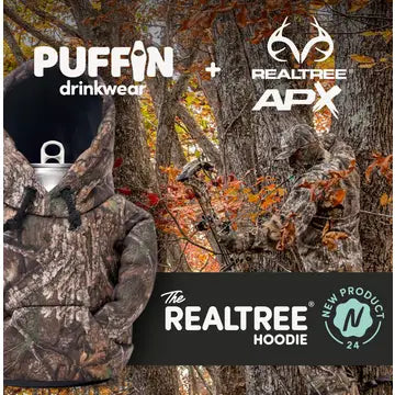 Realtree Camo Puffin Koozies