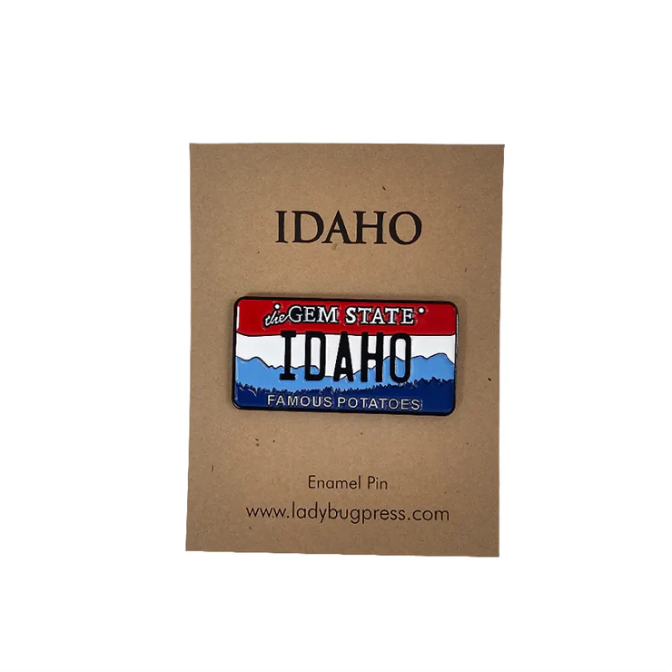Idaho License Plate Pin