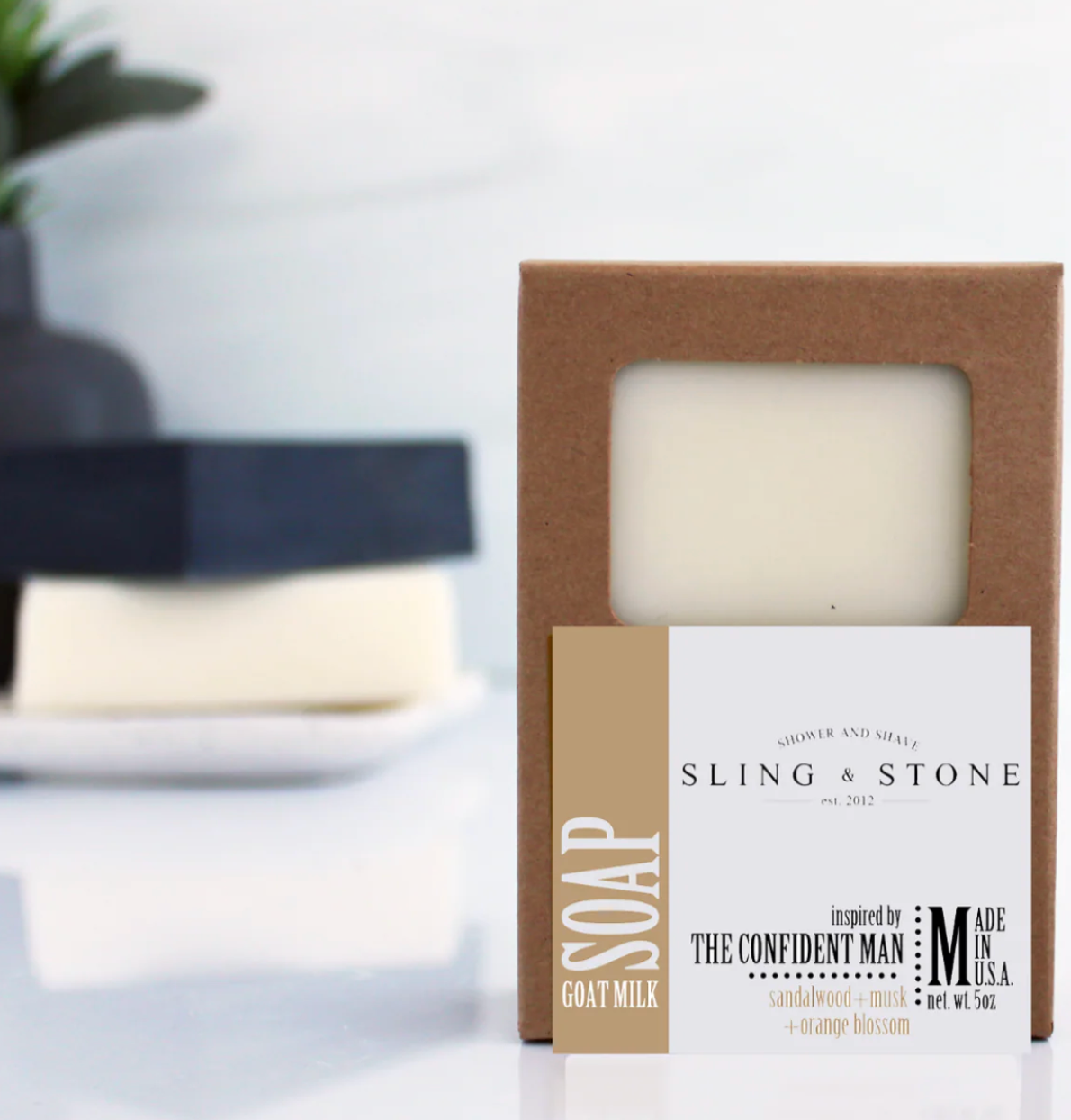 The Confident Man Sling & Stone Soap