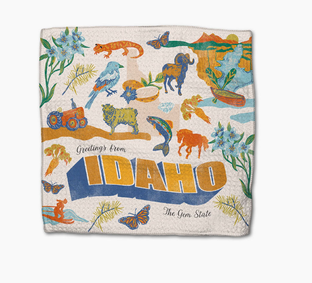 Geometry Idaho Dish Cloth