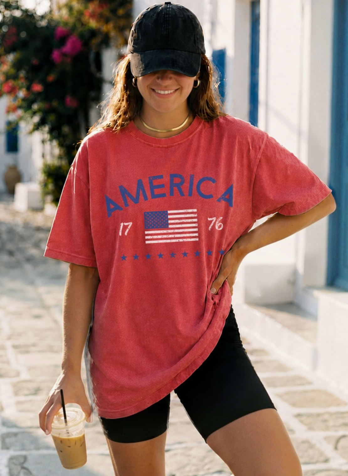 AMERICA The Beautiful Oversized Tee