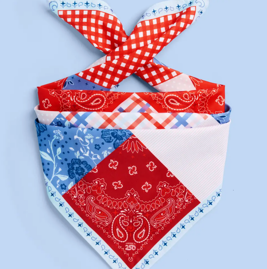 USA Patchwork Scarf