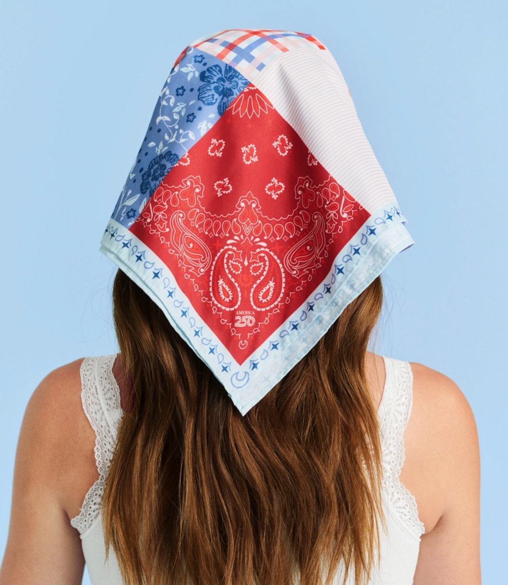 USA Patchwork Scarf