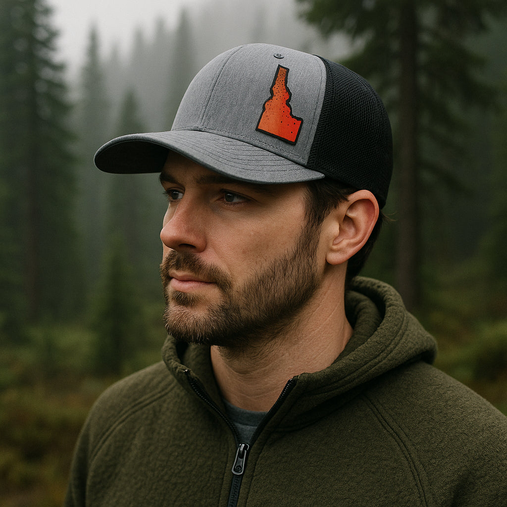 Idaho Trout Patch Trucker Hat