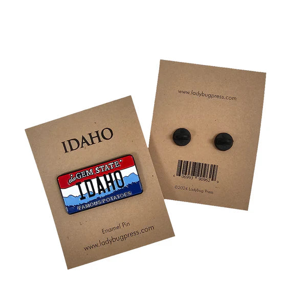 Idaho License Plate Pin